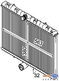 radiateur psa jumpy / expert/C8/scudo